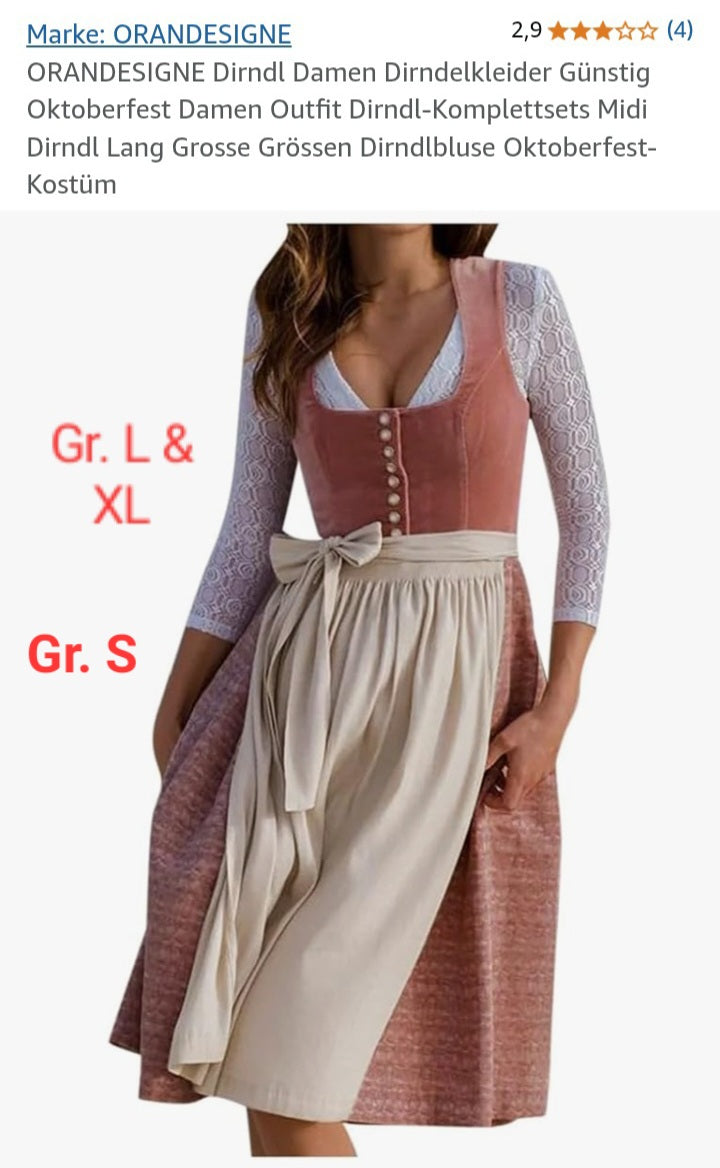 Dirndls in diverse Größen zum Mega Deal